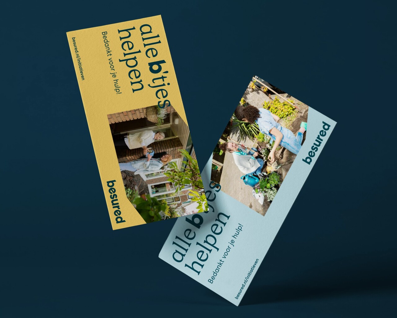 Besured: visuele identiteit en campagne door Wardtaal