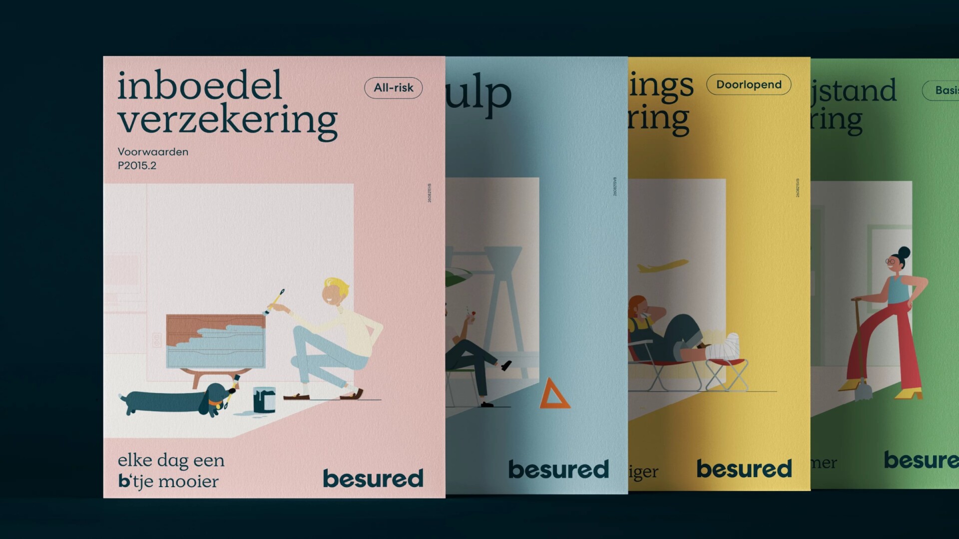 Besured: visuele identiteit en campagne door Wardtaal