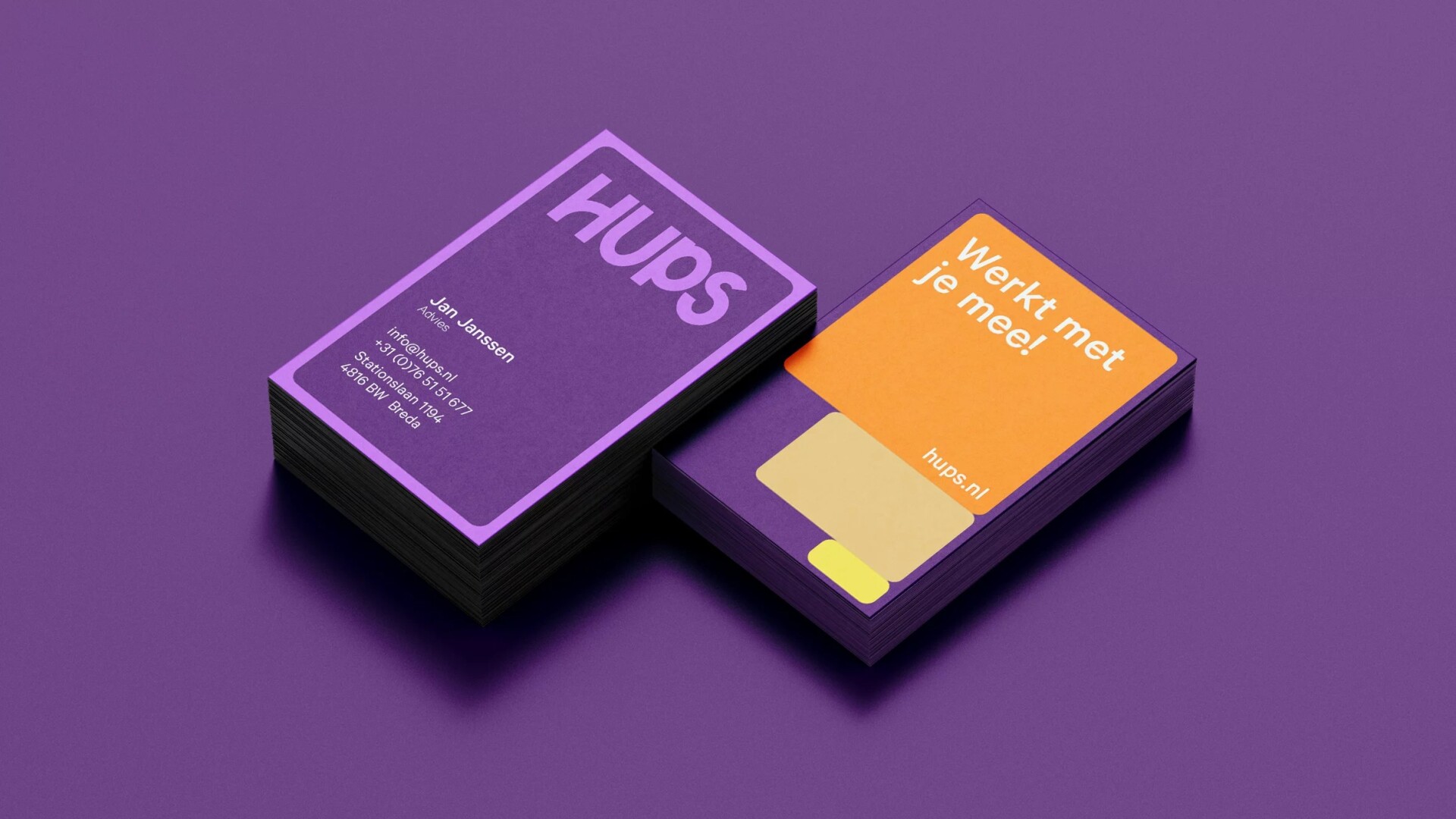 Hups: naamgeving en visuele identiteit door Wardtaal