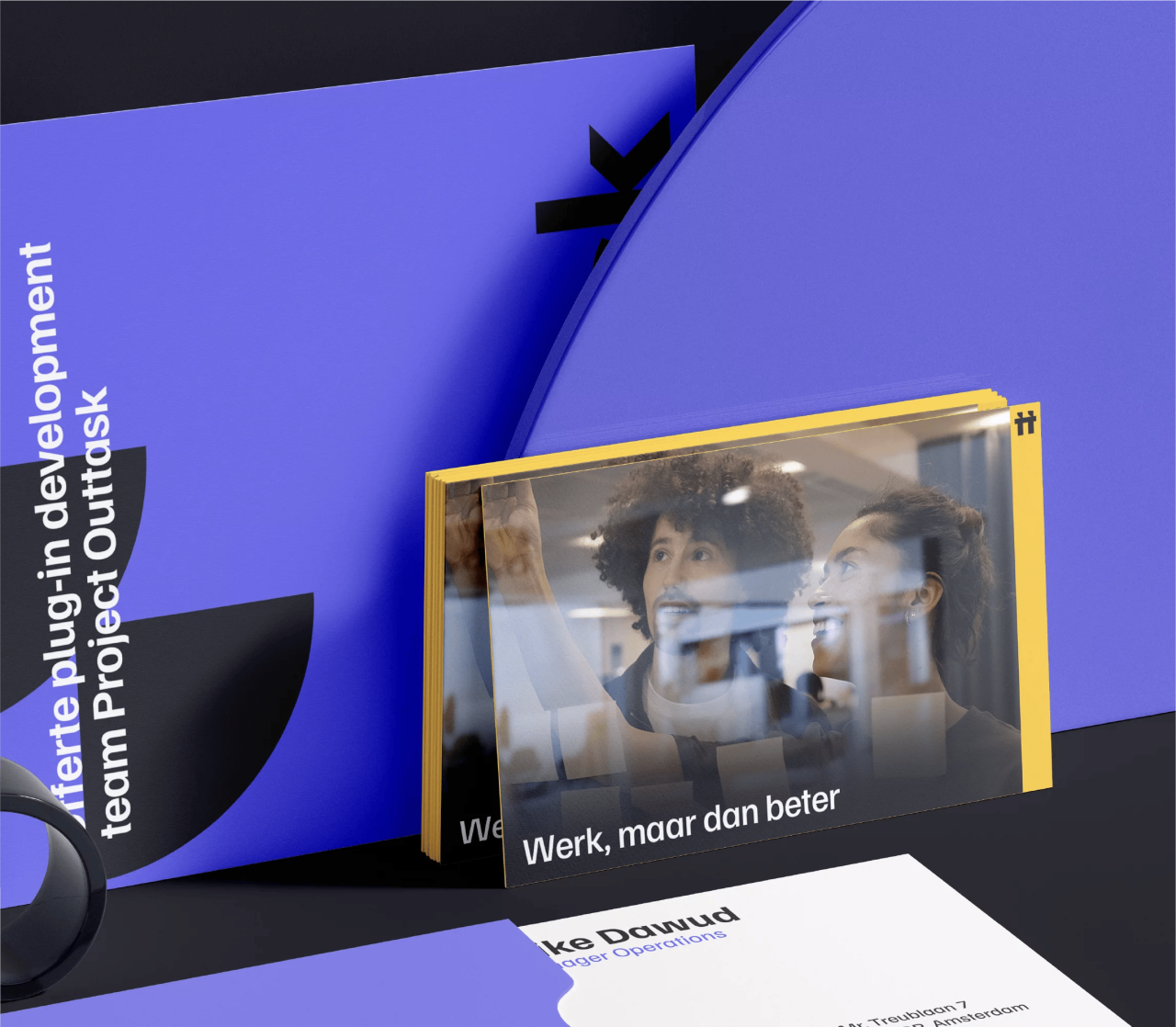 Outtask: merkidentiteit en website door Wardtaal