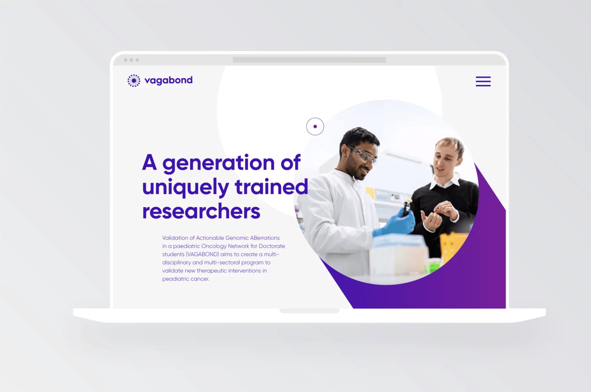Vagabond: visuele identiteit en website door Wardtaal