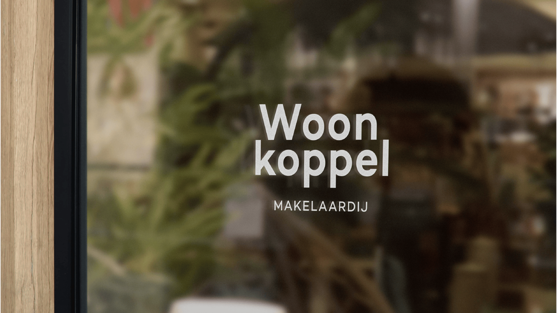 Woonkoppel: naam, logo en identiteit door Wardtaal