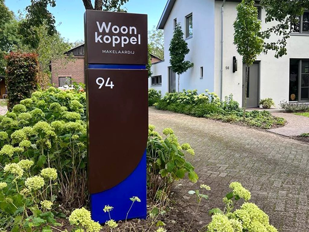 Woonkoppel: naam, logo en identiteit door Wardtaal